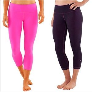 Lululemon Reversible Wunder Under Crop Leggings 2